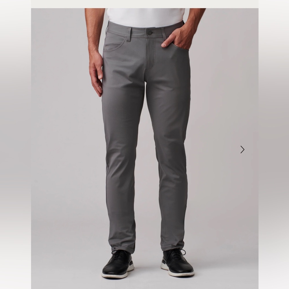 RHONE Commuter Five Pocket Size 32 Slim Straight Smoked Pearl